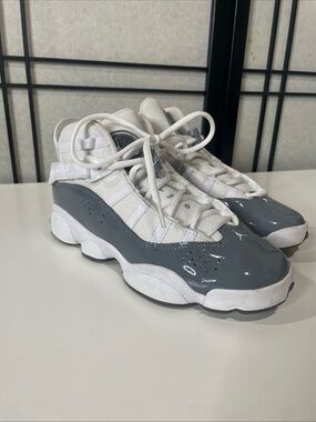 Air Jordan / Nike 6 Rings – Youth Size 5.5Y – White/Gray – EUC